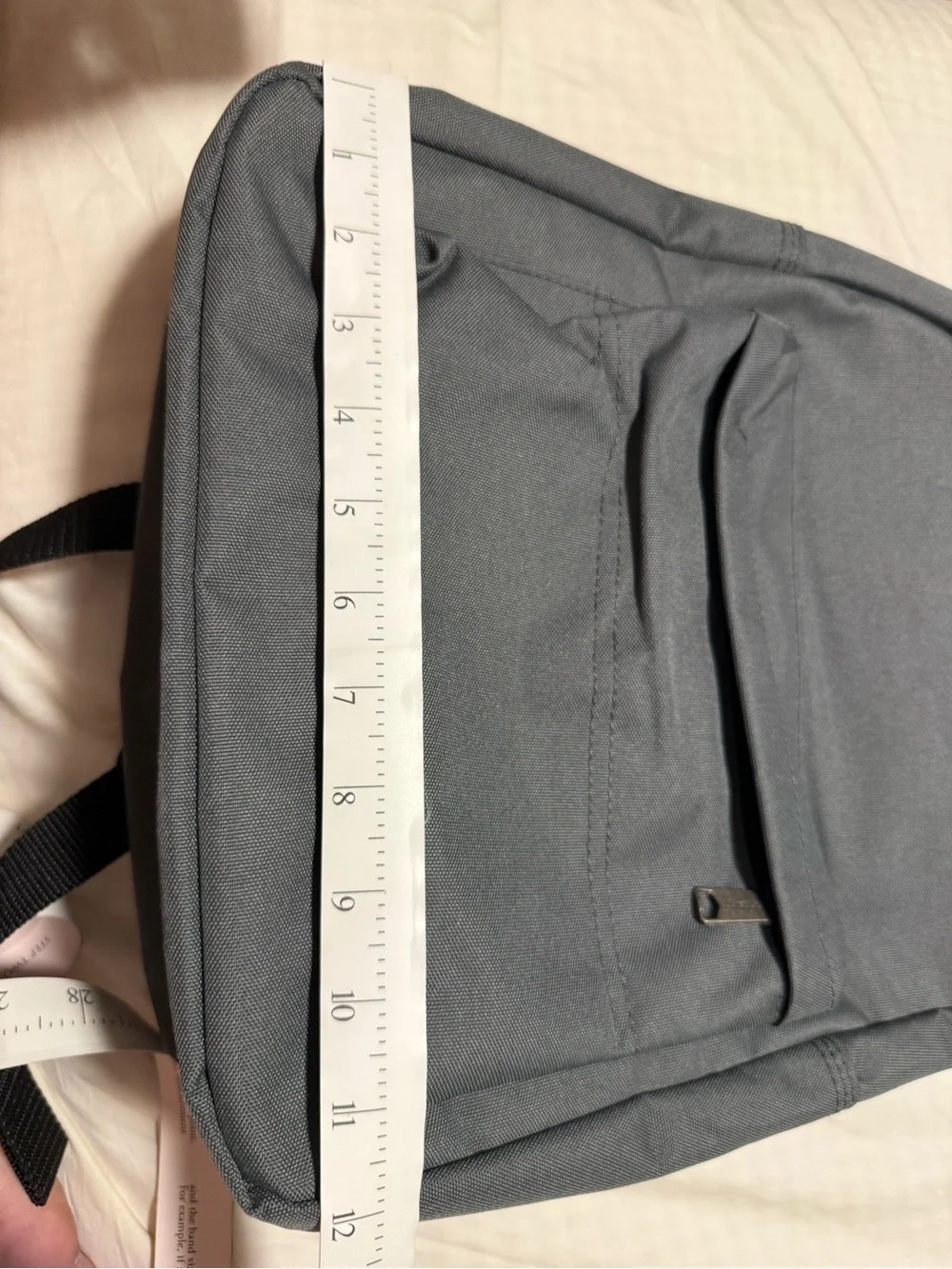Carhartt Gray Backpack with Front Zip Pocket